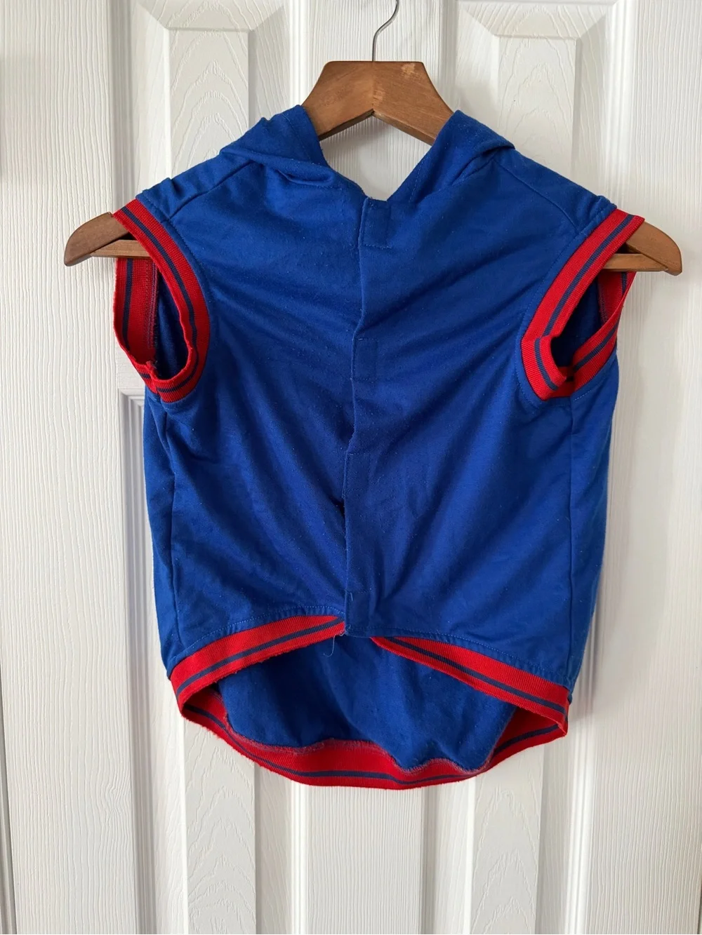 B2G1 FREE New York Giants NFL Dog Hoodie Blue Red Size Large